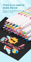 Knysna-Juego de rotuladores acrílicos de 84 colores, pinceles para tela, pintura de roca, cerámica, vidrio, lienzo, fabricación de tarjetas DIY, suministros de arte - details 8