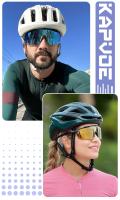 Kapvoe-gafas de sol fotocromáticas para ciclismo, lentes de color azul y morado, UV400, para hombre - details 11