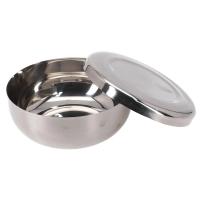 Cuenco de arroz cubierto de acero inoxidable, cuenco de calentamiento al vapor de una sola capa, vajilla para el hogar, Cocina, Restaurante coreano, 12x5cm, 1 unidad - details 2