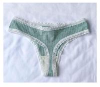 Tanga de algodón sexy para mujer, ropa interior suave y sólida, lencería - details 7