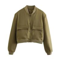Chaqueta Bombera de Manga Larga Vintage Moda Casual para Mujeres con Bolsillos - details 6