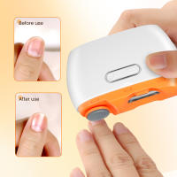 Cortapelos eléctrico 2 en 1, pulidora de uñas automática, seguro, recargable, inalámbrico, luz LED, cuidado del bebé - details 1