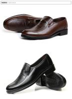 Mocasines casuales para hombres Zapatos formales para hombres con punta redonda Zapatos planos sin cordones hechos a mano para hombres de negocios - details 6
