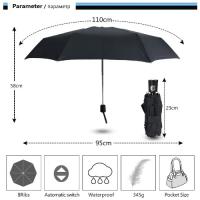 Mini nuevo paraguas plegable automático para mujer, 5 capas, coche portátil a prueba de viento, paraguas de moda al aire libre, sombrilla - details 4