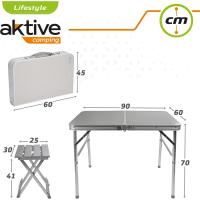 Aktive 62643 - camping portátil plegable para 2 personas, Incluye 2 taburetes, conjunto jardín con sillas - details 1