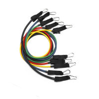 Bandas de resistencia ejercicio conjunto Pull Band 5 tubo aros de goma de banda de potencia entrenamiento de fuerza de aptitud de los hombres las mujeres - details 4