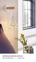 LEFAN-luz de pared Retro de estilo Industrial americano, candelabro para dormitorio, comedor y jardín, 20CM - details 5