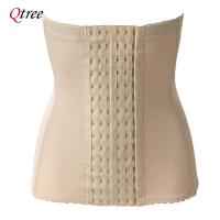Qtree-vestido adelgazante para mujer, cinturón de entrenamiento de cintura, faja moldeadora de vientre, moldeador de cuerpo, correas de compresión de grasa, corsé con gancho firme - details 5