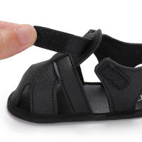 Sandalias De Verano Para Bebé Niño Casual Antideslizantes Cuero Suela De Goma Tallas Para Niños De 3 a 18 Meses - details 16