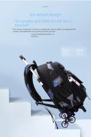 Mochila escolar con ruedas para niños, bolsa de viaje para estudiantes - details 4