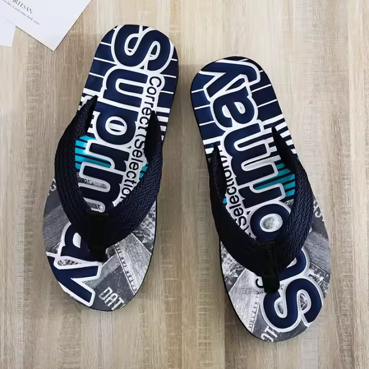 Chanclas de Hombre de Moda de Verano Antideslizantes, Resistentes al Desgaste, Desodorantes para la Playa - 1