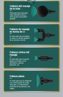 Pistola de Masaje Muscular MUKASI, Masajeadora de Tejido Profundo con 6 Niveles Ajustables, 1 Cabeza de Masaje, para Aliviar Dolor Muscular - details 9