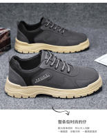 Nuevo impermeable Martin hombre, zapatos casuales de chef de una sola pieza con pedal, zapatos de trabajo de cuero antideslizantes con protección laboral. - details 2
