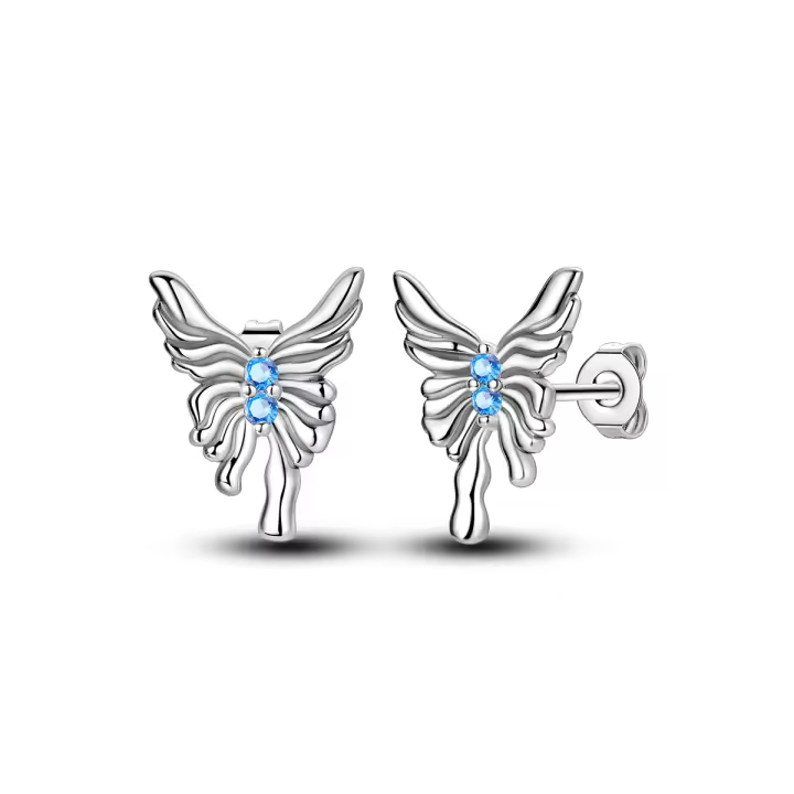 Pendientes de tuerca Eternity doble círculo pavé Zirconia para mujer, pendientes de lujo elegantes, regalos de aniversario, nuevo - 1