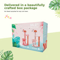 PAWZ Road Árbol de Calzado para Gatos 4 Niveles de Muebles Estilo Flamenco - details 10