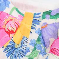 BUNO-Vestido de verano sin mangas para mujer, traje elegante con estampado dulce, tirantes, espalda descubierta, patchwork, playa y vacaciones - details 8
