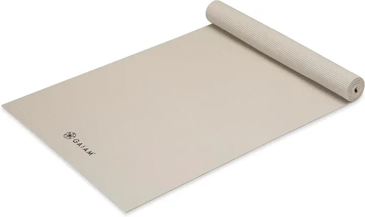 Gaiam Yoga Alfombra de Yoga Premium 5mm Antideslizante Ideal para Yoga, Pilates y Entrenamientos - 1
