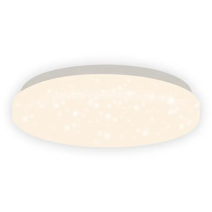 CBJKTX Luz de Techo LED Dormitorio 21 cm 15 W Blanco Cálido Dormitorio Glitter Pasillo Lámpara Redonda Pequeña Estrella Lámpara de Cocina para - 1