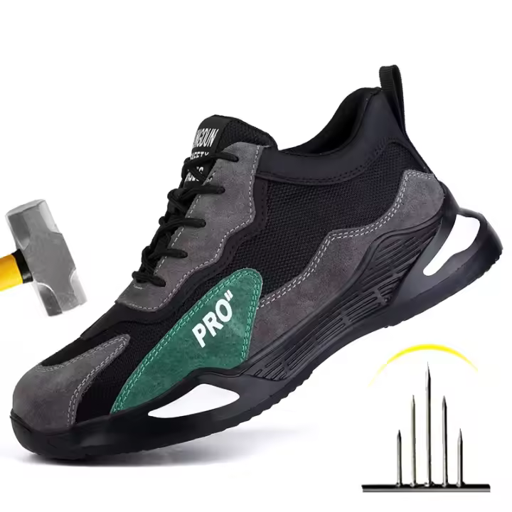 Botas de seguridad para hombres, nuevos modelos de zapatos de acero antiperforación, zapatos de protección laboral para hombres - 1