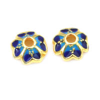 Tapetes de Flores de Brasso Dorado 18K 30PCS Accesorios de Joyería DIY de Alta Calidad - details 67