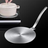 Difusor de placa de inducción plateado, rendimiento de almacenamiento de calor, placa de conducción de calor de acero inoxidable, herramienta de cocina - details 2