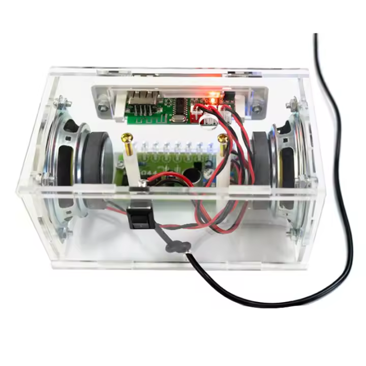 Kit electrónico de bricolaje, Altavoz Bluetooth, espectro de música, práctica de soldadura, pantalla LED Flash, proyecto de soldadura, práctica DIYB - 1