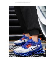 Zapatillas de ocio versátiles para hombre, zapatos deportivos ligeros y cómodos para caminar, zapatos para correr con hoja de grafiti a la moda, calzado masculino - details 33