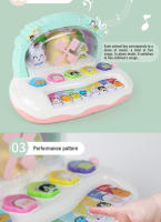 Juguete Musical con sonido de Animal para bebé, Teclado de Piano, instrumento Musical eléctrico intermitente, juguetes educativos tempranos para niños - details 5