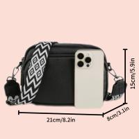 Bolso Cruzado de Cuero Genuino para Mujer - Elegante Bolso Cuadrado Pequeño con Cierre de Cremallera, Correa Desmontable, Bolso Minimalista para Uso Diario y Formal en Negro/, Duradero y Fácil de Limpiar para Mujer, Accesorio Versátil, Estética Moderna - details 5