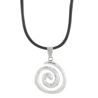 Collar Gótico Boho de Espiral Vortex Hecho a Mano de Cuero Joyería de Moda 2023 Y2K para Mujeres - details 10