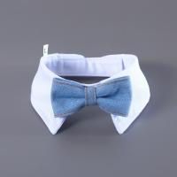 Pajarita ajustable para caballero y mascota, corbata decorativa a la moda para el cuello de mascota, bufanda cómoda de algodón para perro, fotografía - details 5