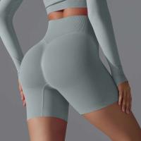 Deportes sin costuras para mujer, ciclismo, trotar, Fiess, cintura alta, Push Up, pantalones cortos de gimnasio, mallas, ropa de Yoga - details 58