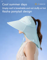 Gorra de Sol con Protección UV 100% para Mujer Sombrero de Verano con Tirantes Grandes - details 5