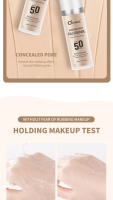 O'CHEAL 50PA +++ crema de base líquida cobertura duradera maquillaje corrector hidratante tono de piel brillante crema de belleza hidratante - details 12