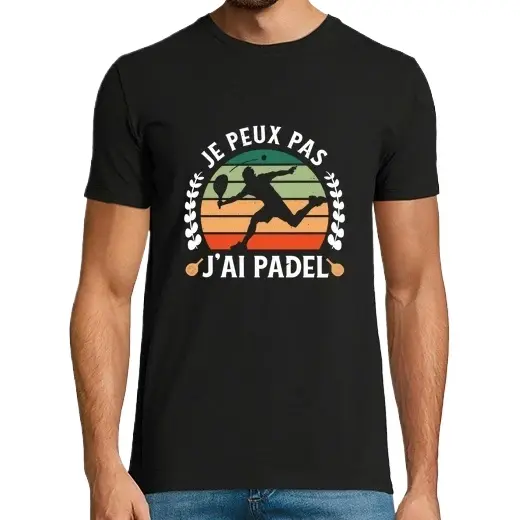 Je Peux Pas Jai Padel,Camiseta de Pádel Divertido, ropa para exteriores - 1