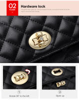 FOXER-Bolso cruzado de cuero dividido para mujer, bandolera de hombro con solapa, a la moda - details 4