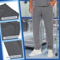 Top exfoliante con cuello en V + pantalón médico, ropa de enfermería, uniformes médicos de S-3XL, disfraz de médico de dentista de manga corta, Tops y pantalones de enfermera - details 23
