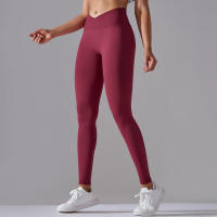 Leggings de yoga para mujer, pantalones deportivos sin costuras, cintura alta, levantamiento de cadera, entrenamiento, correr - details 18