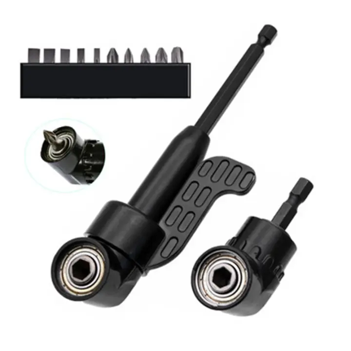 Destornillador Eléctrico de Aleación Negra con Mango Hexagonal y Punta de 105 Grados para Perforación y Giro Herramienta de Bricolaje para el Hogar - 1