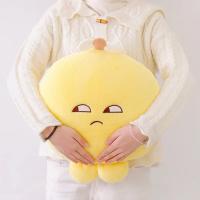 Almohada de limón divertida para hombres y mujeres, juguetes de peluche suaves y cómodos de dibujos animados, mi jefe, mismo estilo, muñecas lindas para el hogar, decoración, regalos de cumpleaños, 50cm - details 7