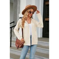 Sudadera con capucha y cremallera cerrada para mujer - details 8