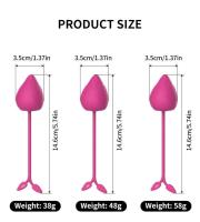 Leten Smart Ball mancuernas vaginales de silicona completa vagina apretar Kegel juego de bolas de ejercicio para mujer señora - details 18