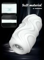 Leten-juguetes masturbadores masculinos de silicona suave, Vagina, ejercicio de resistencia para adultos, productos sexuales, taza de bolsillo al vacío para hombres - details 1
