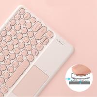 Teclado inalámbrico Bluetooth con panel táctil, Trackpad español para iPad Pro Air, Xiaomi, Huawei, Android, tableta Windows - details 4