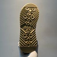Zapatos hechos a mano de piel de vaca de primera capa con plataforma retro de camuflaje Forrest Gump - details 10