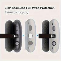 Funda protectora para Airpods Max, cubierta de silicona para auriculares, antiarañazos, 4 piezas - details 7