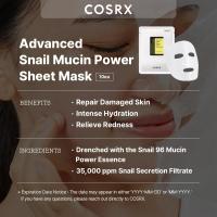 COSRX Snail Mucin Sheet 10EA + Hydrogel Collagen Mask 3EA- Cuidado personal, rellenos de medias, artículos esenciales de viaje, regalos para mujeres, cara - details 1