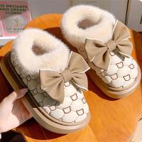 Botas de nieve con plataforma gruesa y cera, bonito diseño de mariposa - details 7