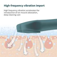 Cepillo eléctrico de silicona para limpieza Facial, masajeador con vibración, eliminador de espinillas y poros, herramienta para el cuidado de la piel - details 6