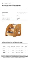 Escalera para Mascotas Paso a Paso para Perros Escalera de Cama Antideslizante Madera Maciza - details 0
